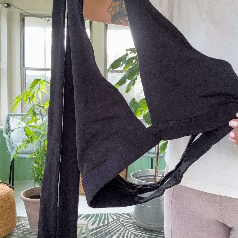 ALO Yoga Black Halter Bralette
